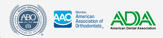 Professional association logos.