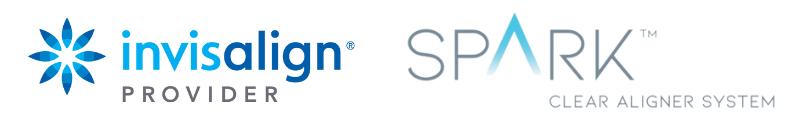 Spark and Invisalign logos.
